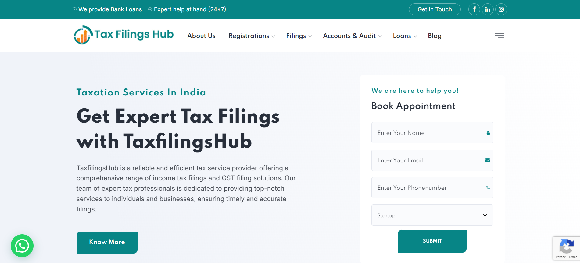 Tax Filings Hub